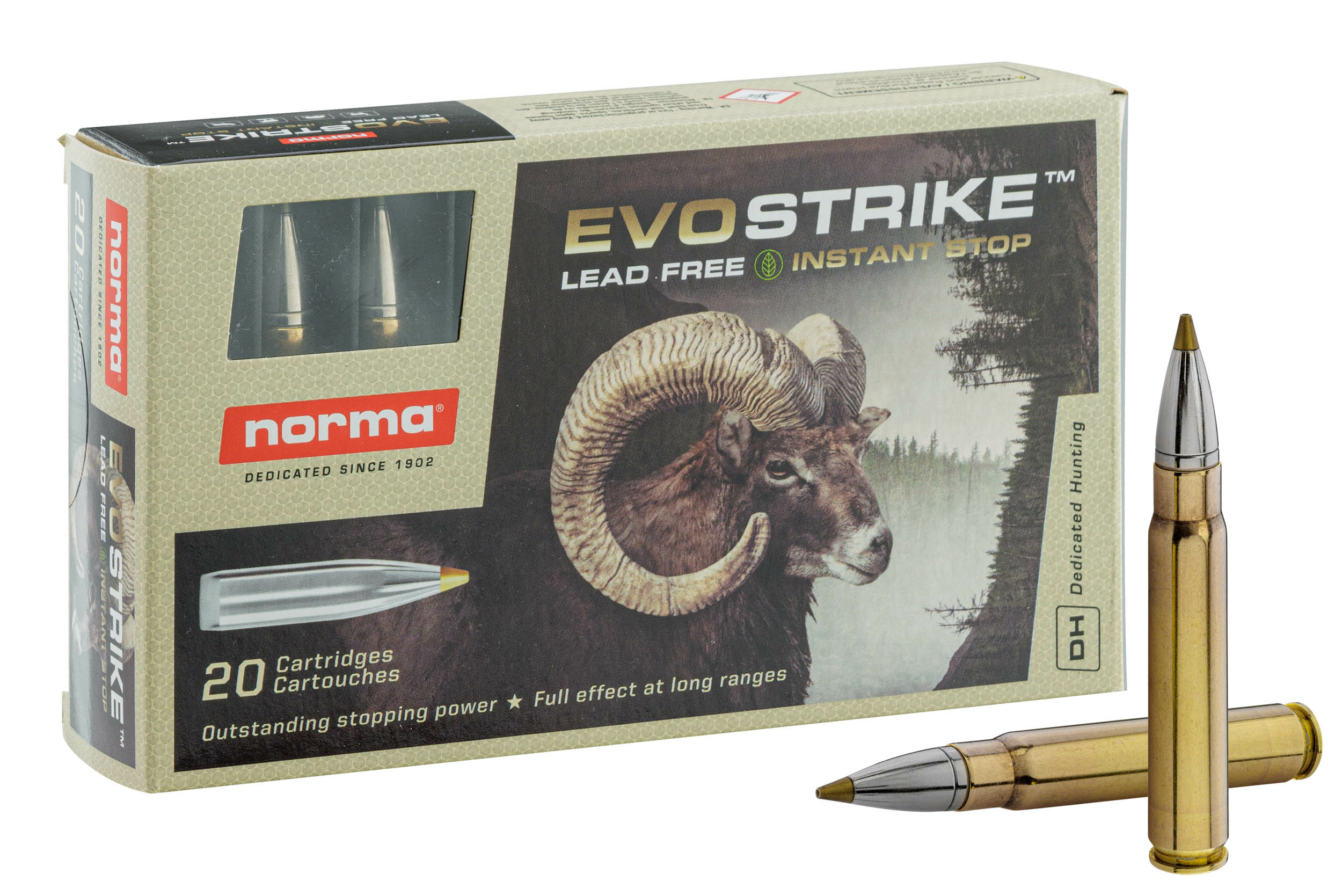Norma 9,3x62 EVOSTRIKE 184 grains / 11,9 g