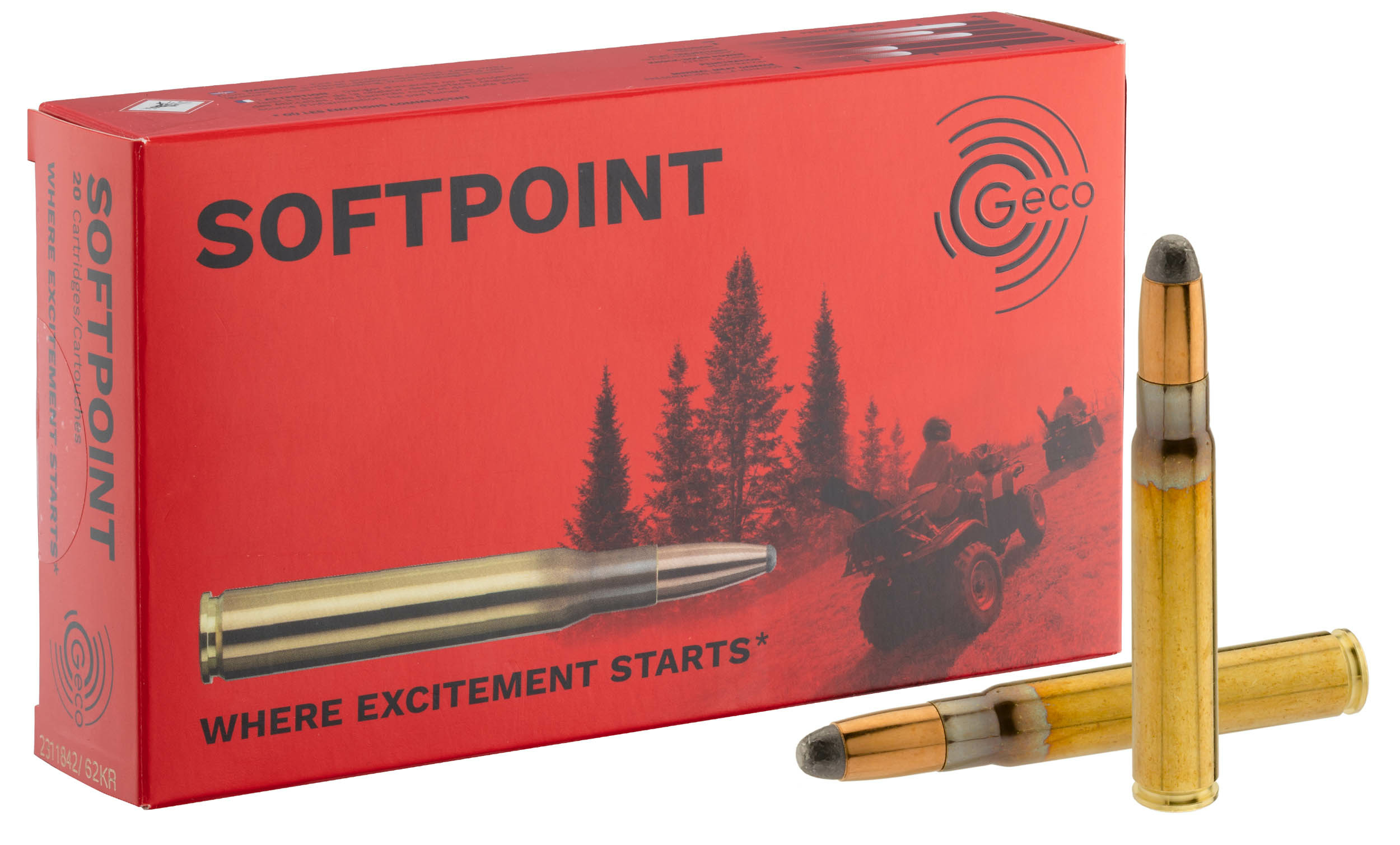 GECO 9,3x62 SOFTPOINT 255 gr / 16,5 g