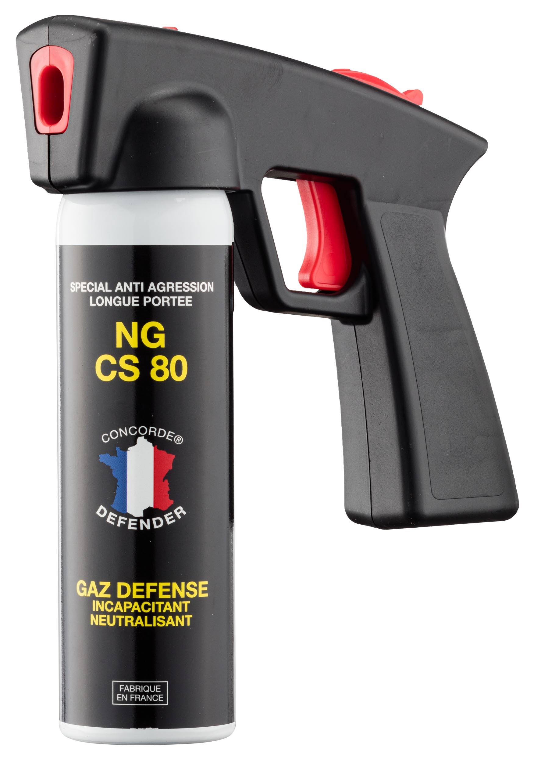 Aérosol GAZ CS 100 ml avec poignée - Nouvelle génération