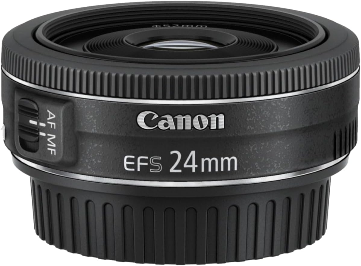Canon EF-S 24mm F2.8 STM Pancake-Objektiv (52mm Filtergewinde)