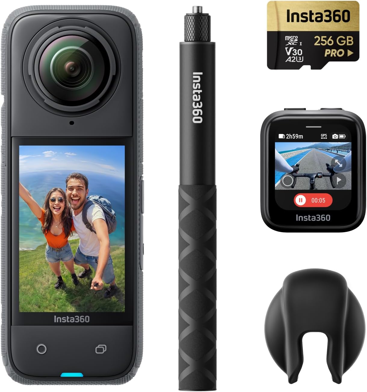 Insta360 X4 GPS-Bundle 8K 360°-Action-Cam