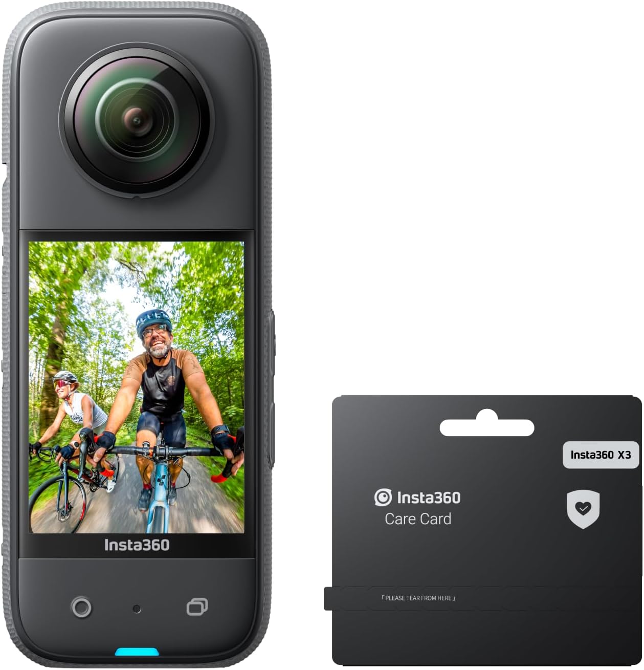 Insta360 X3 mit X3 Care Garantiekarte