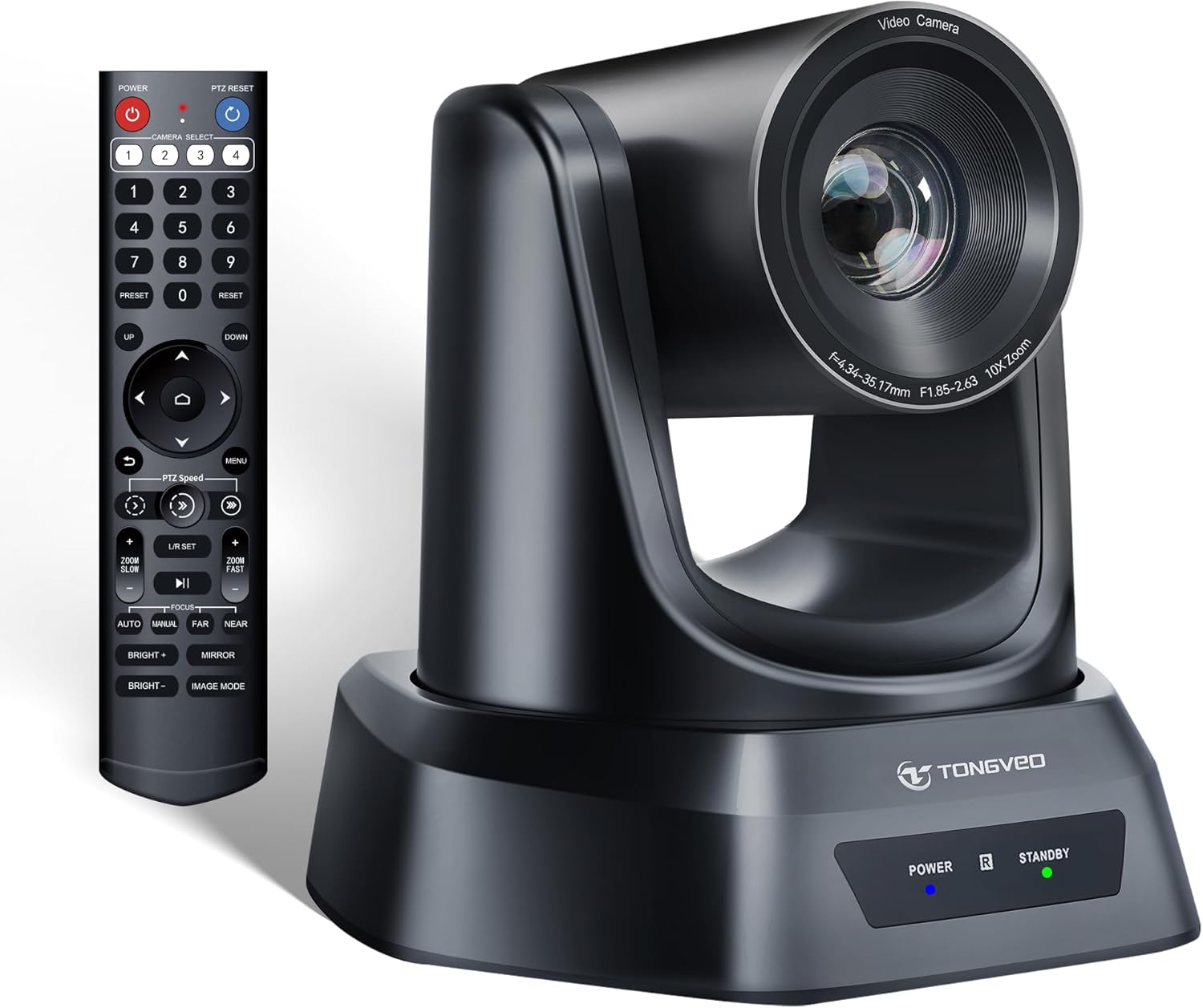 TONGVEO HDMI/SDI/USB/LAN IP Live Streaming PTZ Kamera 10x Optischer Zoom 1080P 60fps HD Konferenzkamera
