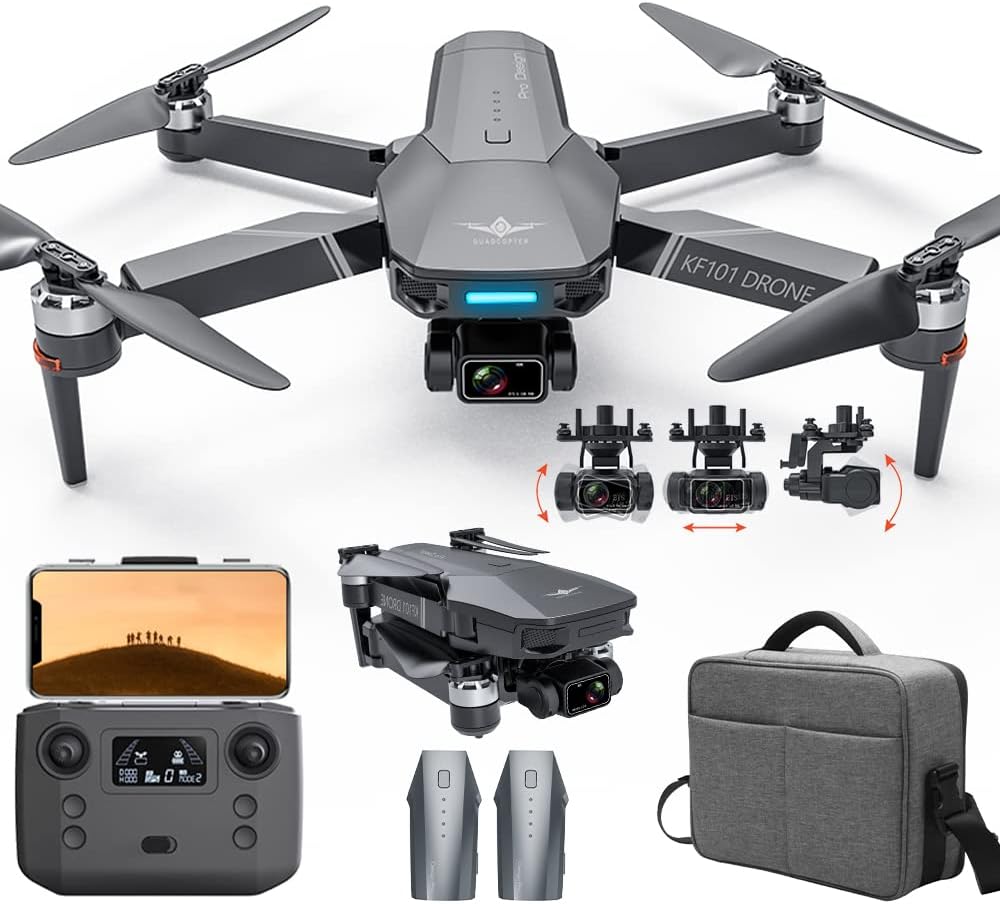 X-Verse KF101 MAX Drohne mit 4K Kamera (2 Batterien)