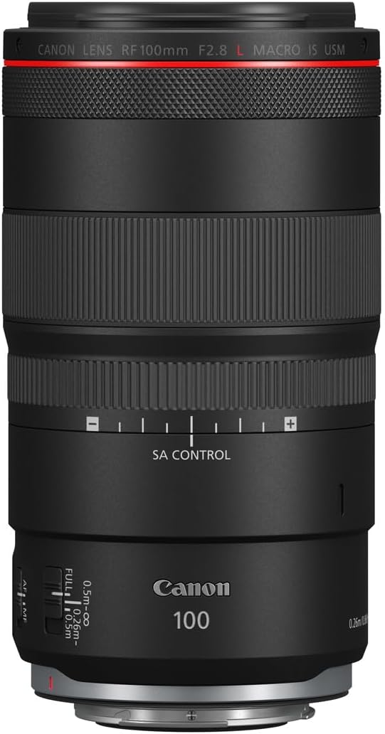 Canon Objektiv RF 100mm F2.8 L Macro is USM Makroobjektiv schwarz