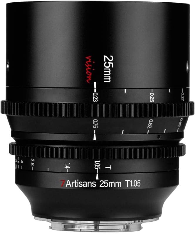 7artisans 25 mm T1.05 Cine Objektiv Canon RF