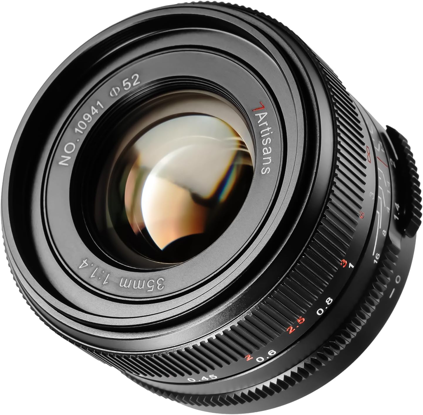 7artisans 35 mm F1.4 Mark Ⅲ Vollformat Festbrennweite Canon RF-Mount Schwarz
