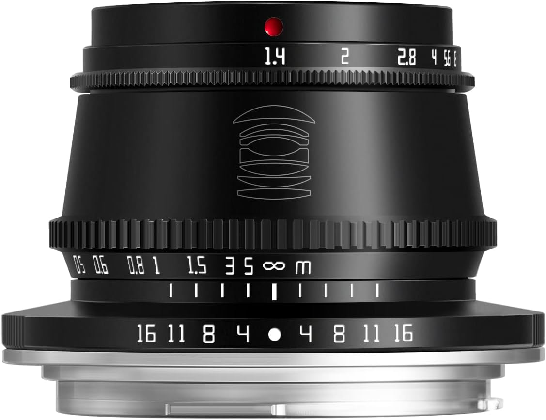 TTArtisan 35mm F1.4 APS-C Kameraobjektiv für Canon RF-Mount (Schwarz)