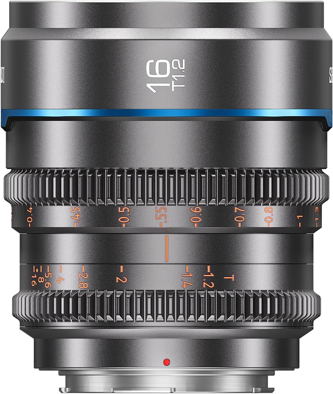 SIRUI Night Walker Objektiv 16mm T1.2 S35 Weitwinkel Cine MS16R-G RF-Mount Metallgrau