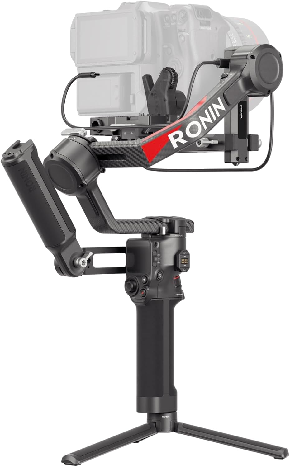 DJI RS 4 Pro Combo, 3-Achsen Gimbal-Stabilisator für DSLR- und Kinokameras Canon/Sony/Panasonic/Nikon/Fujifilm, Native vertikale Aufnahme, 4,5 kg Nutzlast, mit Videosender und Focus Pro Motor