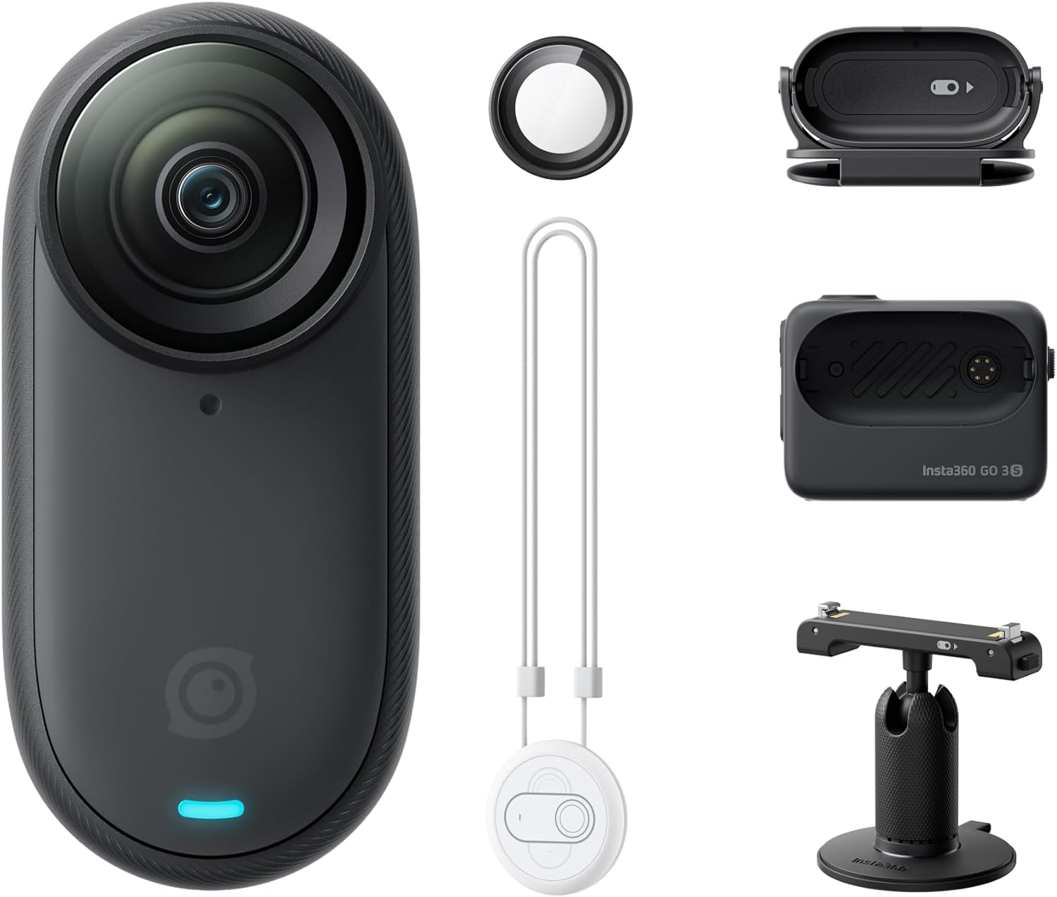 Insta360 GO 3S Standard-Bundle (128 GB) Schwarz