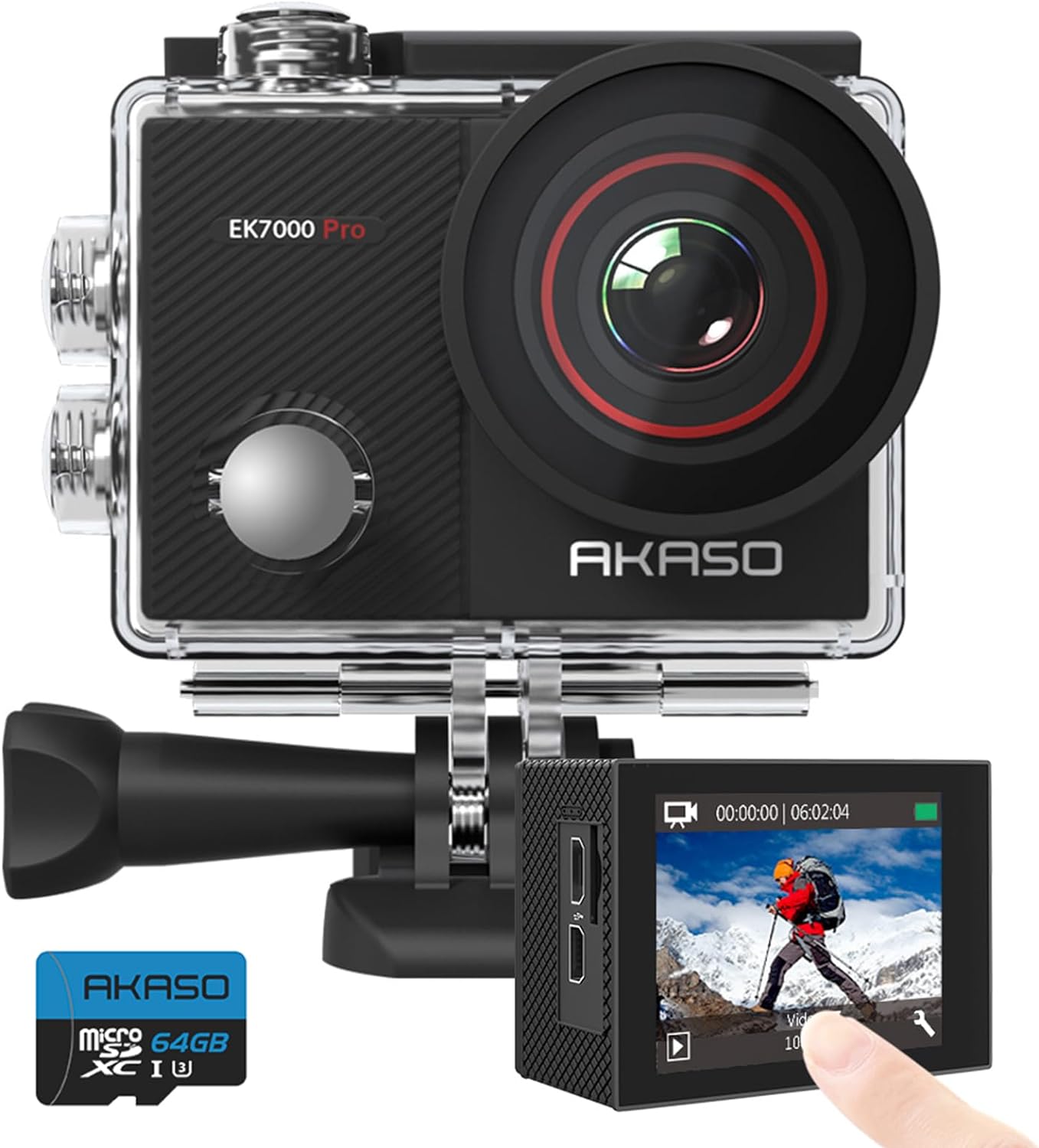 AKASO EK7000 Pro mit 64GB microSDXC