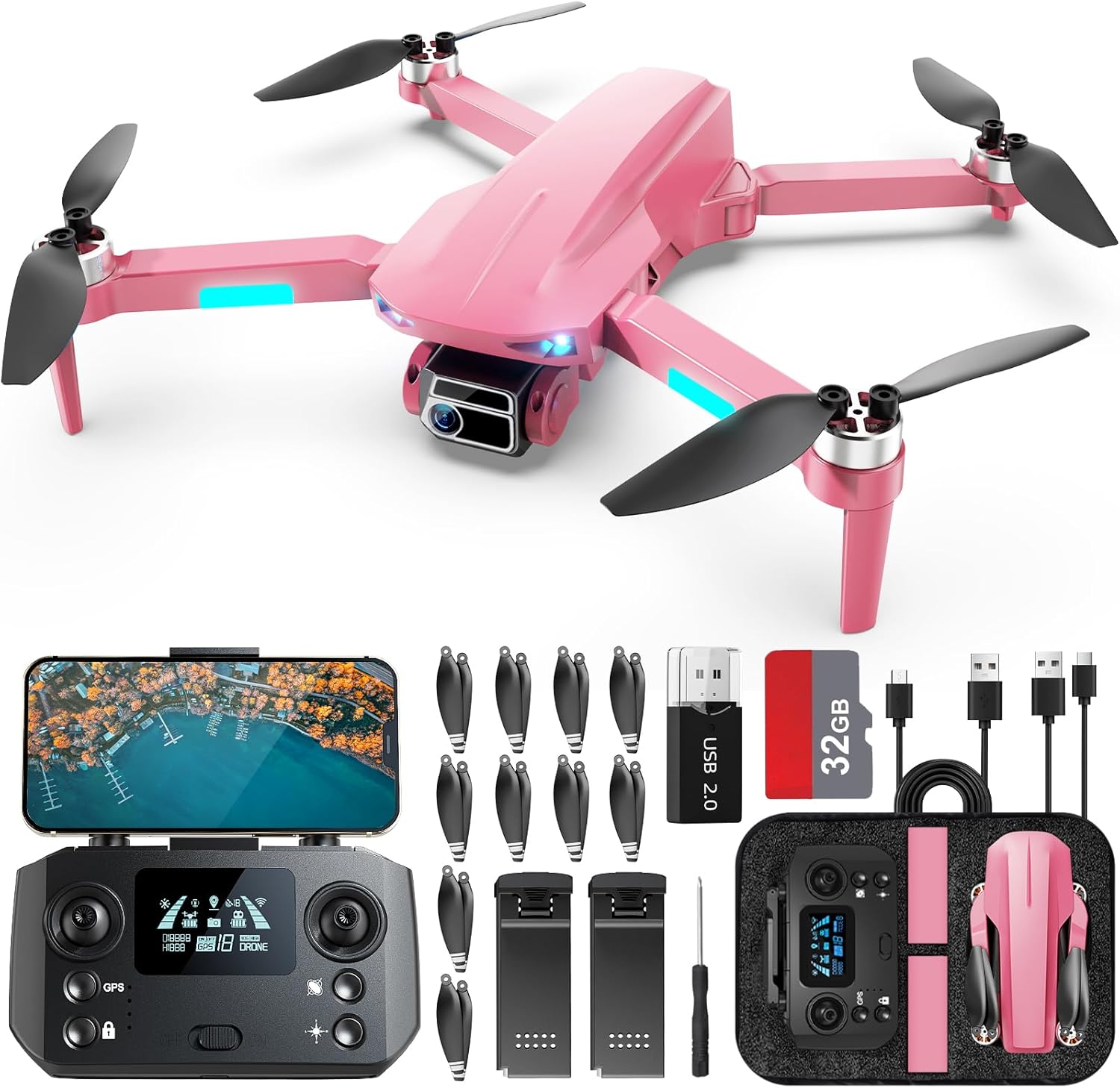 HHD N100 Drohne (Pink)