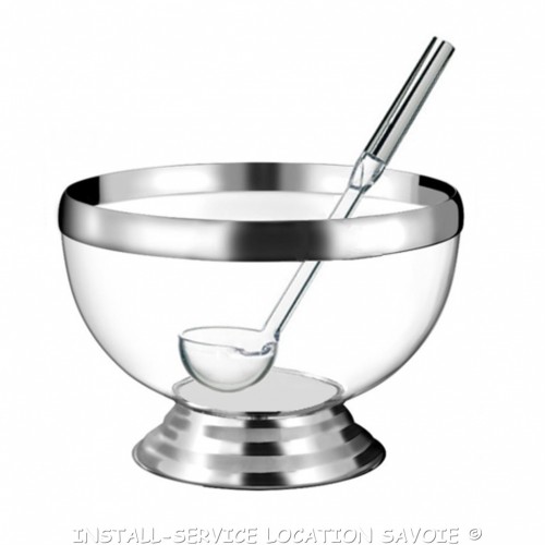 Saladier à punch et cocktail (rafraîchisseur altuglass) - 8L