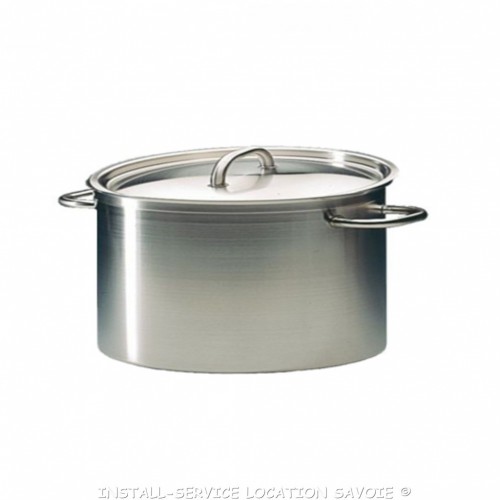 Faitout inox avec couvercle diam.40 cm