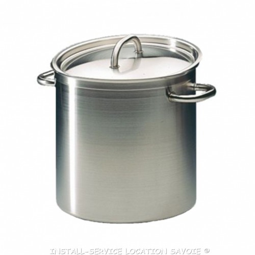 Marmite inox avec couvercle diam.36 cm/35L