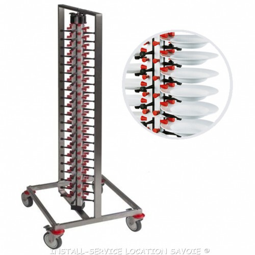 Chariot totem 80 assiettes