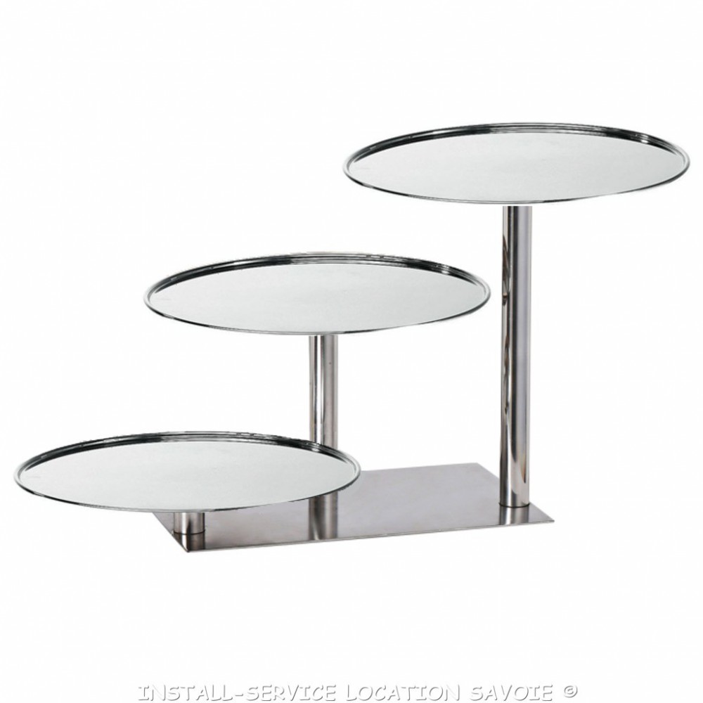 Serviteur 3 plateaux diam.36 cm