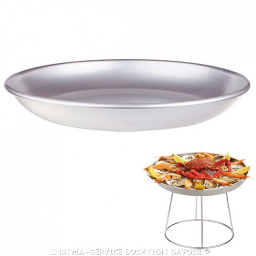 Plateau alu diam.45 cm (fruits de mer)