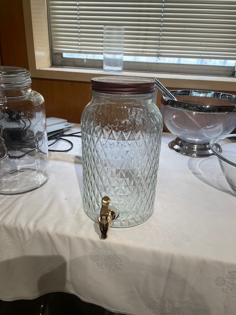 Distributeur de boisson en verre ( 5 litres )