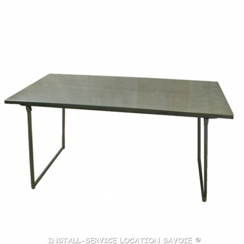 Table de cuisine inox 150 X 75 X H.76 cm