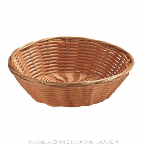Corbeille à pain ronde osier 25cm