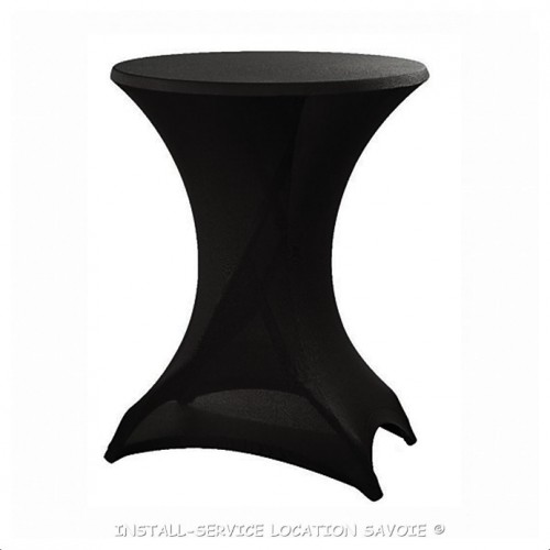 Housse pour mange debout noir