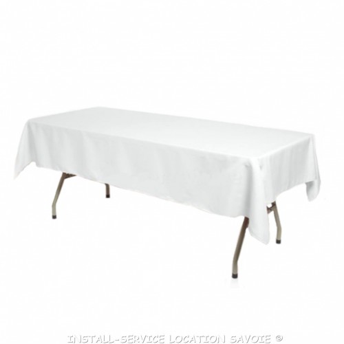 Nappe 290 X 150 cm blanche