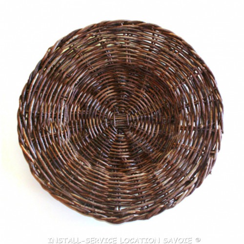 Assiette campagnarde tressée 30cm