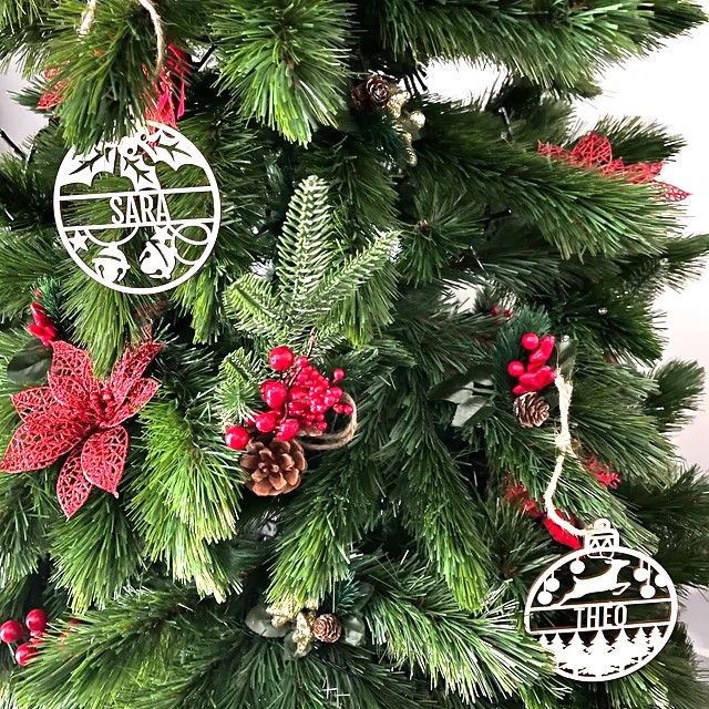 2 boules de noel
