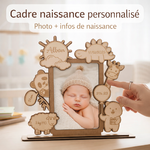 Cadre photo naissance