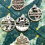5 boules de noel personnalisées