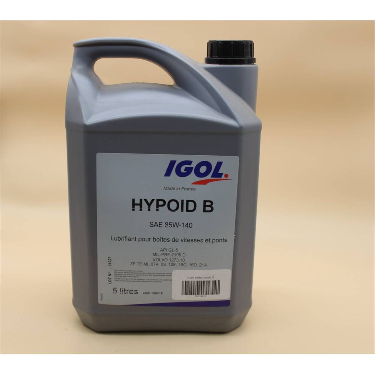 Huile de ponts 85W140 5L