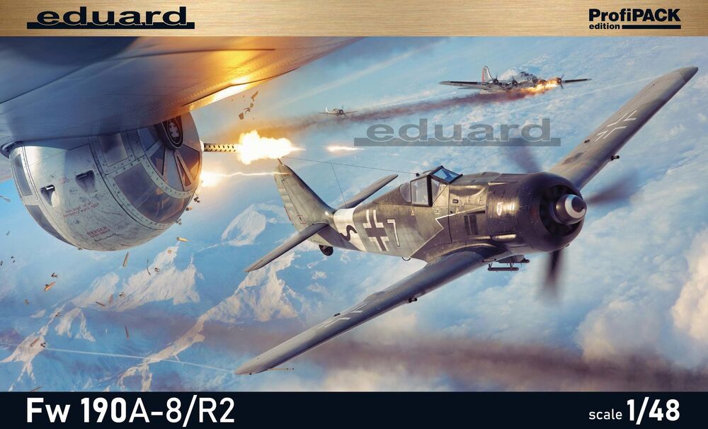 Eduard Plastic Kits: Fw 190A-8/R2 1/48 in 1:48