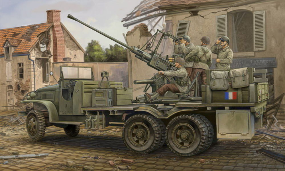 Hobby Boss: GMC Bofors 40mm Gun in 1:35