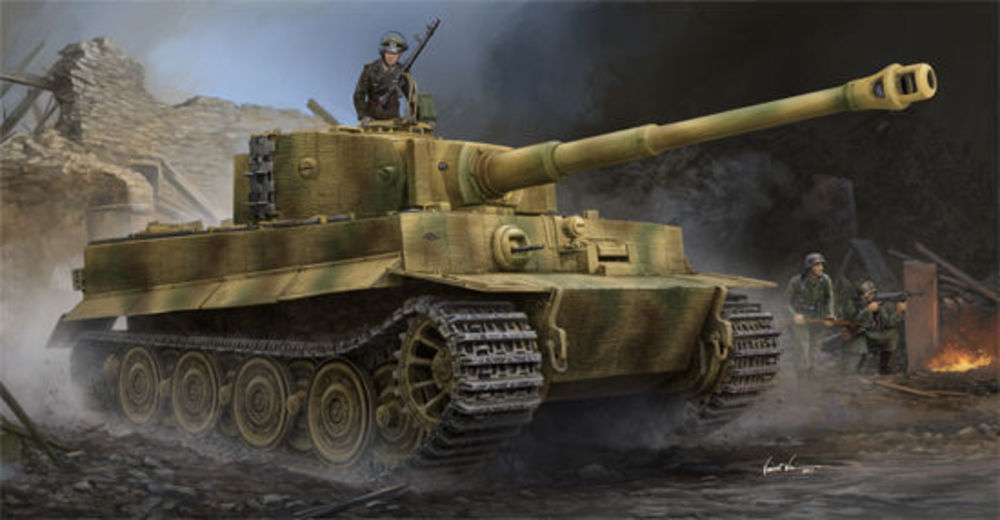 Trumpeter: Pz.Kpfw.VI Ausf.E Sd.Kfz.181 TigerI(Late Production)w/Zimmerit in 1:35