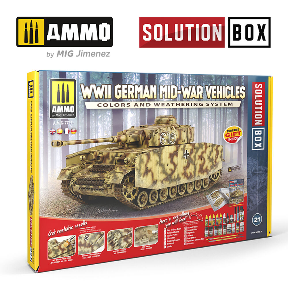 AMMO by MIG Jimenez: SOLUTION BOX 19 – WWII German Mid-War Vehicles