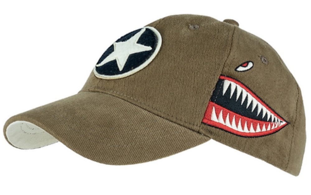 Casquette style pilote P40 Curtiss