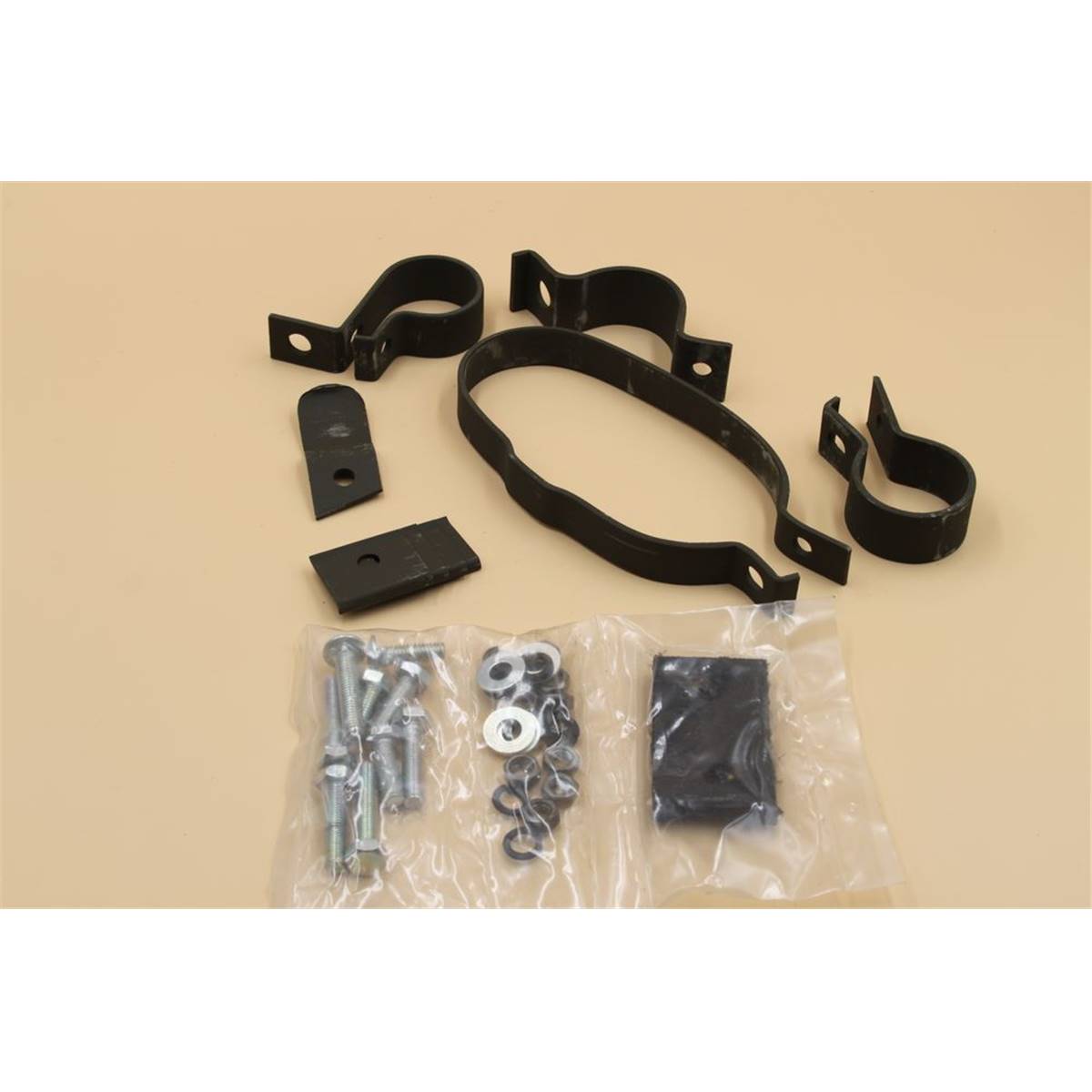 Kit fixation échappement ovale