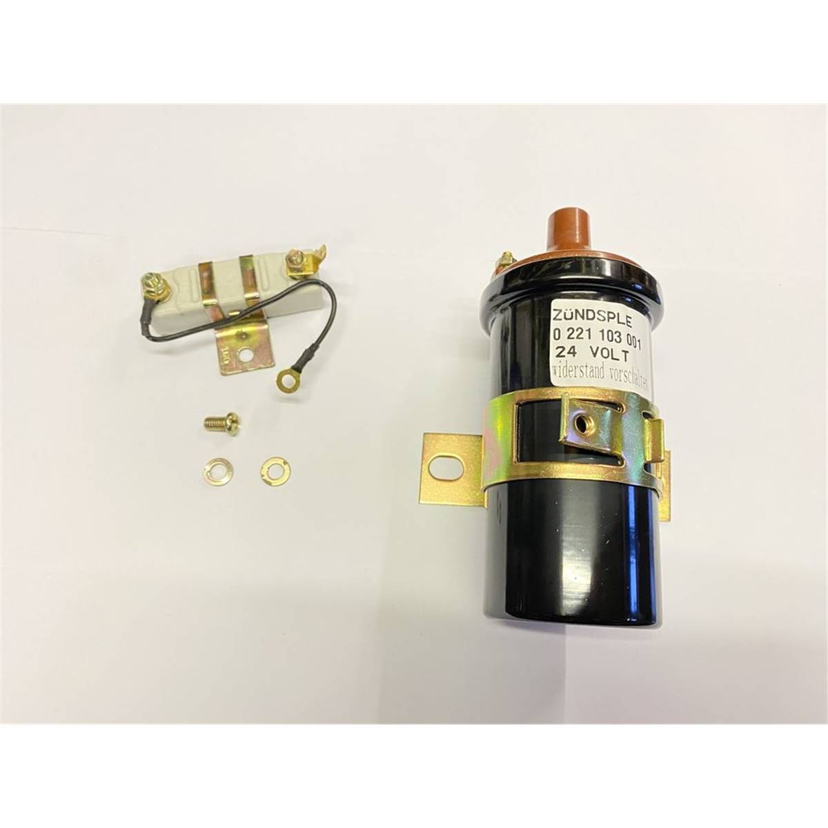 Bobine allumage 24 Volts avec support