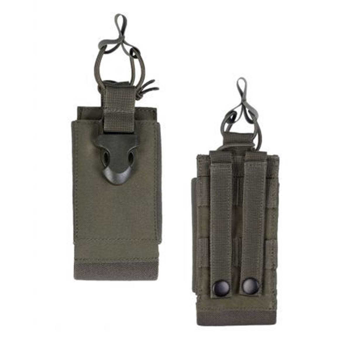 Poche radio vert olive