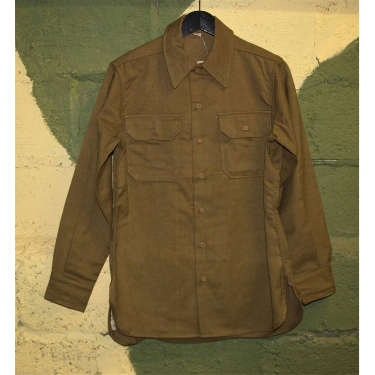 Chemise Moutarde en laine M-1937