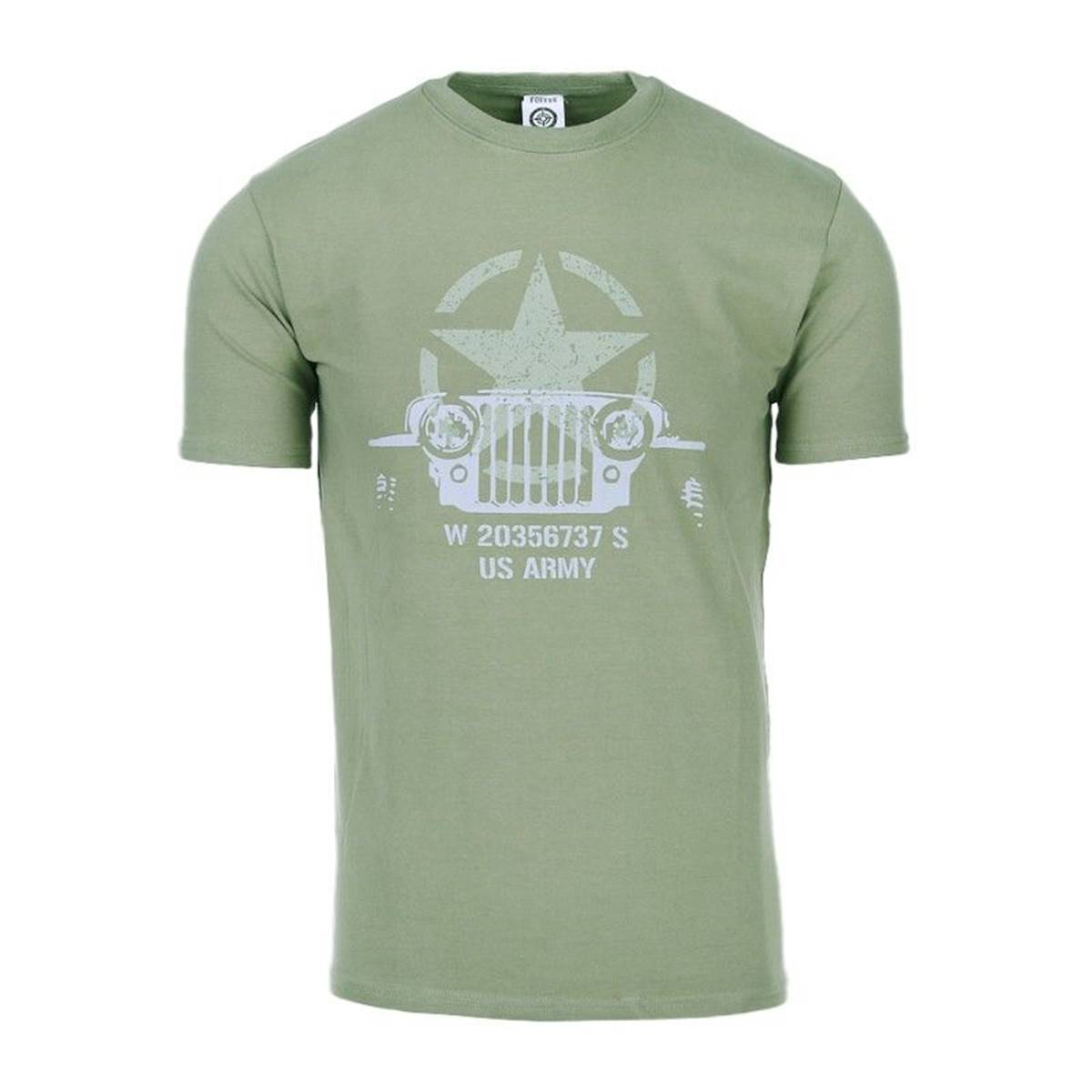 Tee-shirt allied star Jeep Willys