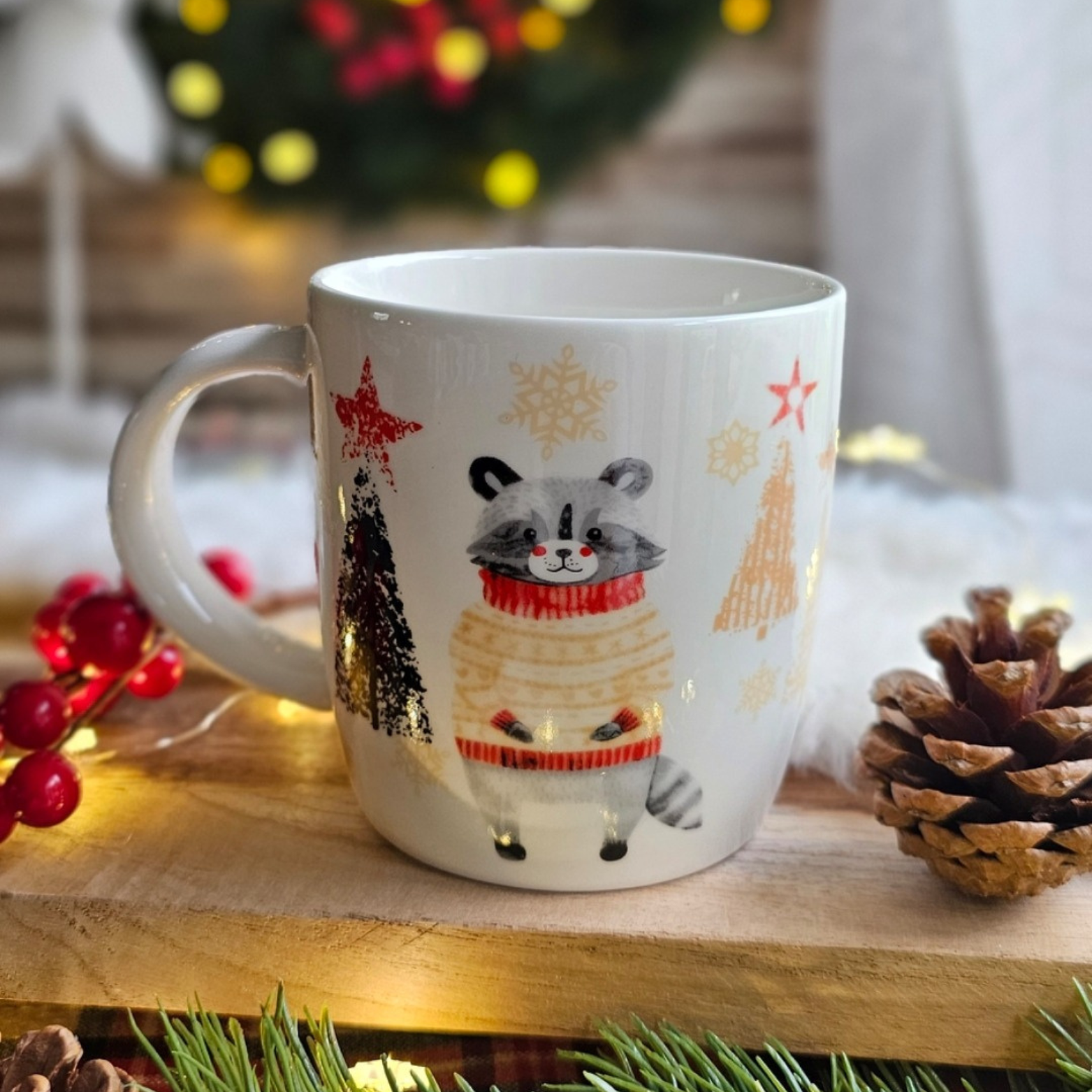 Black and Red Christmas Market Logo