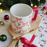 Black and Red Christmas Market Logo