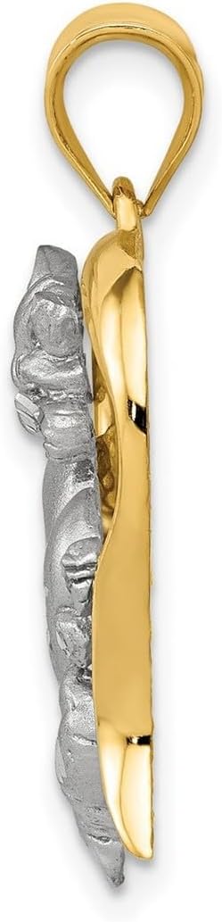 Bijou pendentif cœur or 14 carats, idée cadeau femme élégante