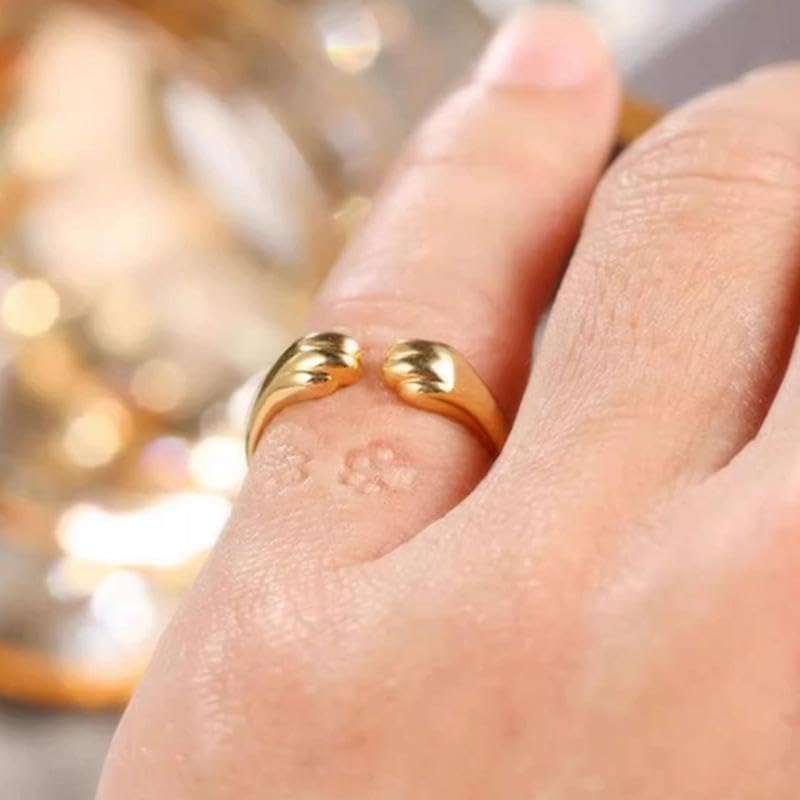 Bague élégante or rose 18K femme