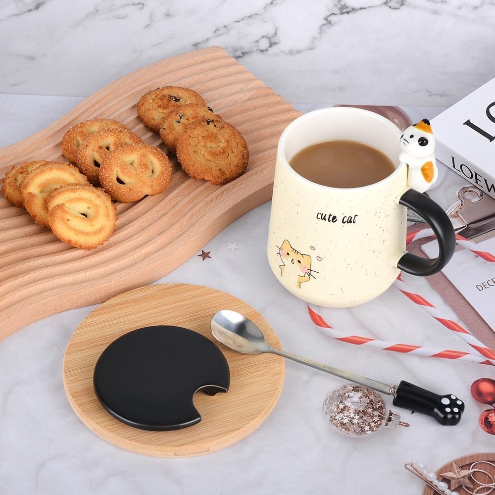 Tasse originale cadeau pour amoureuses des chats, Noël et anniversaires