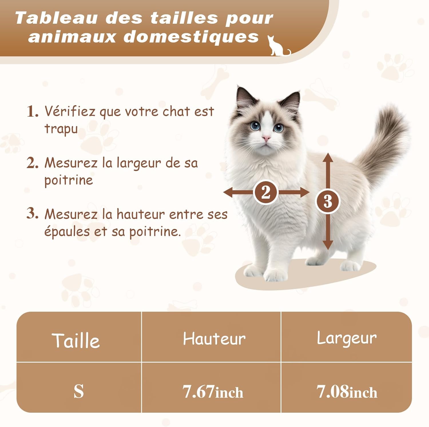 Vue de la chatière avec chat portant le collier RFID devant l’ouverture