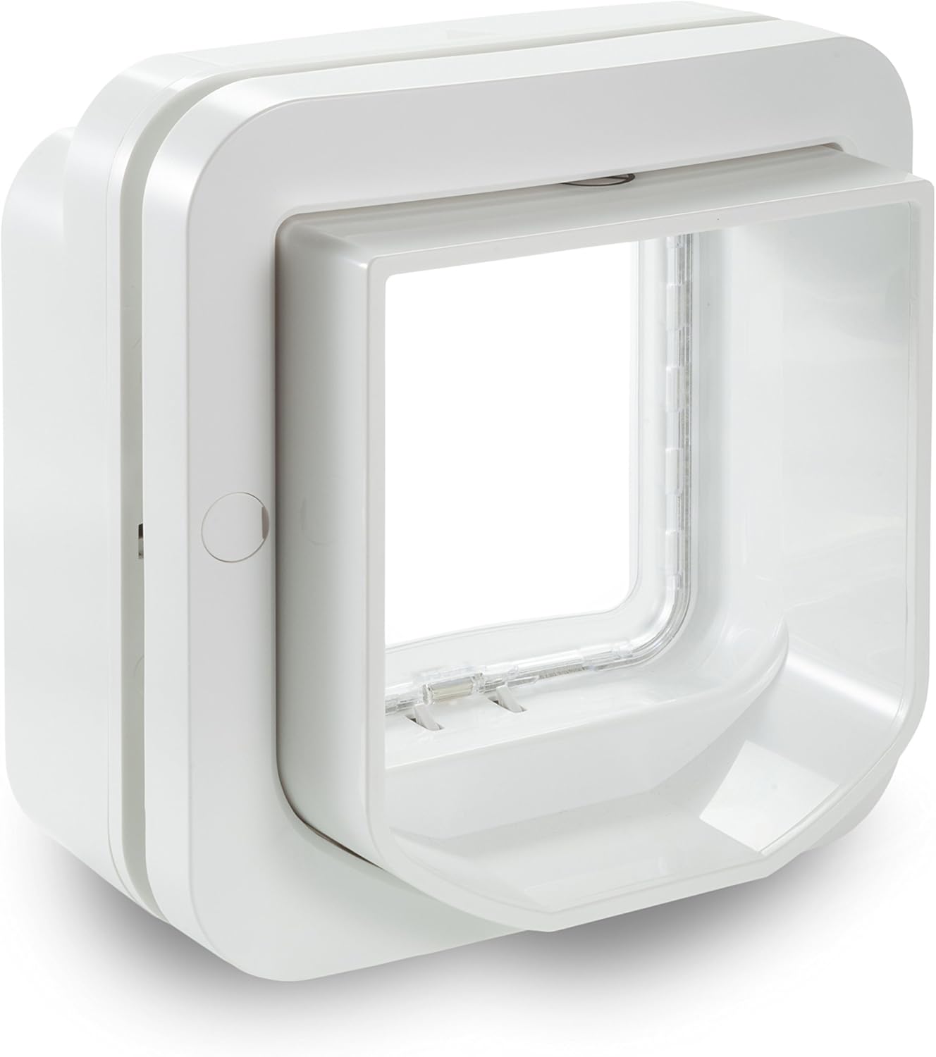 Vue de la chatière SureFlap DualScan avec médaillon RFID